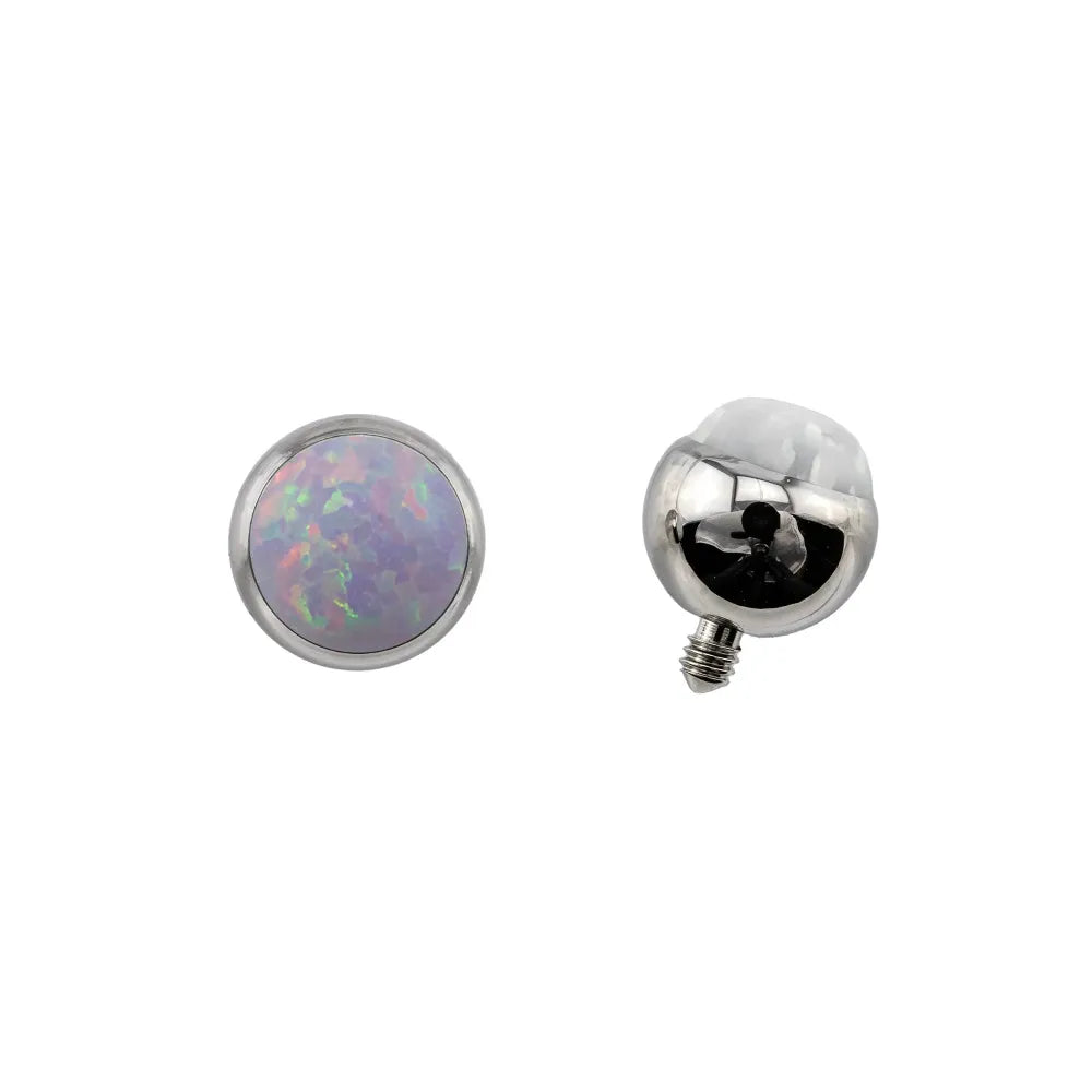 Threaded Cabochon Bead