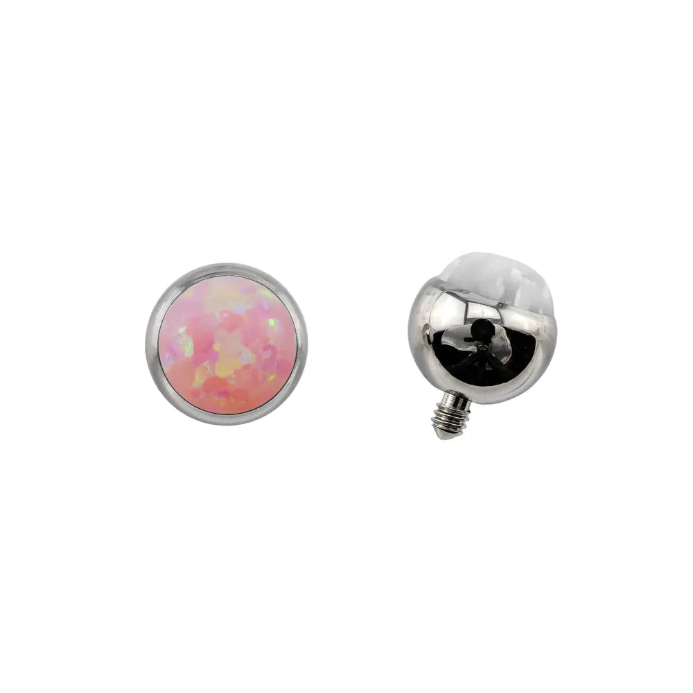Threaded Cabochon Bead