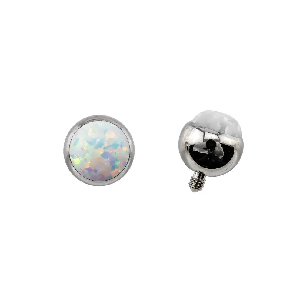 Threaded Cabochon Bead