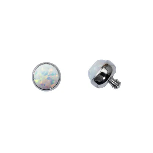 Threaded Cabochon Bead