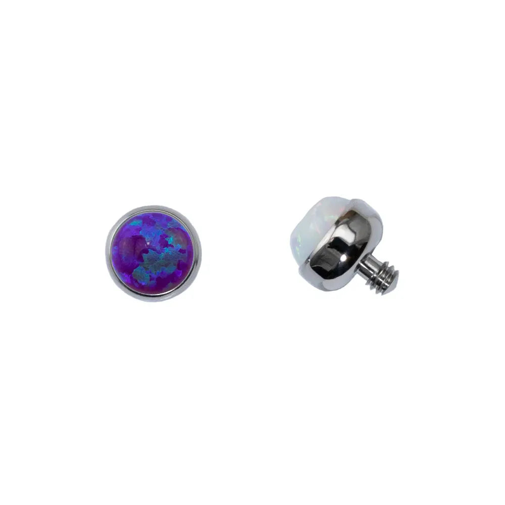 Threaded Cabochon Bead