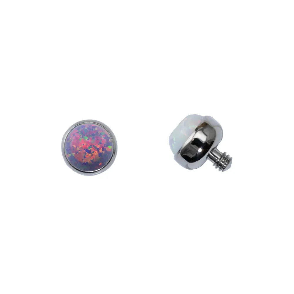 Threaded Cabochon Bead