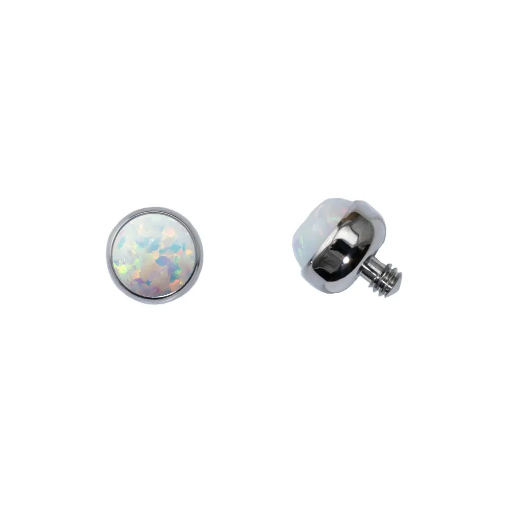 Threaded Cabochon Bead