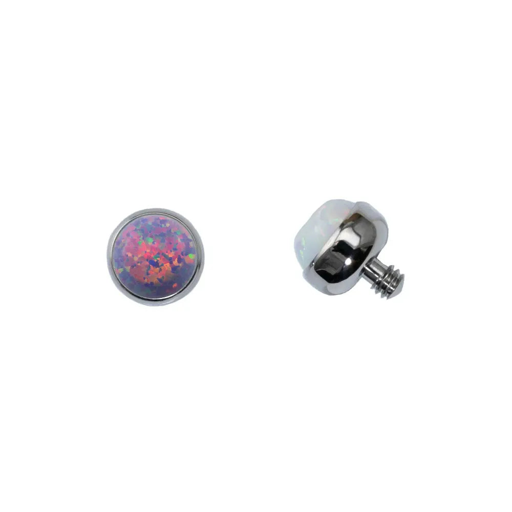 Threaded Cabochon Bead