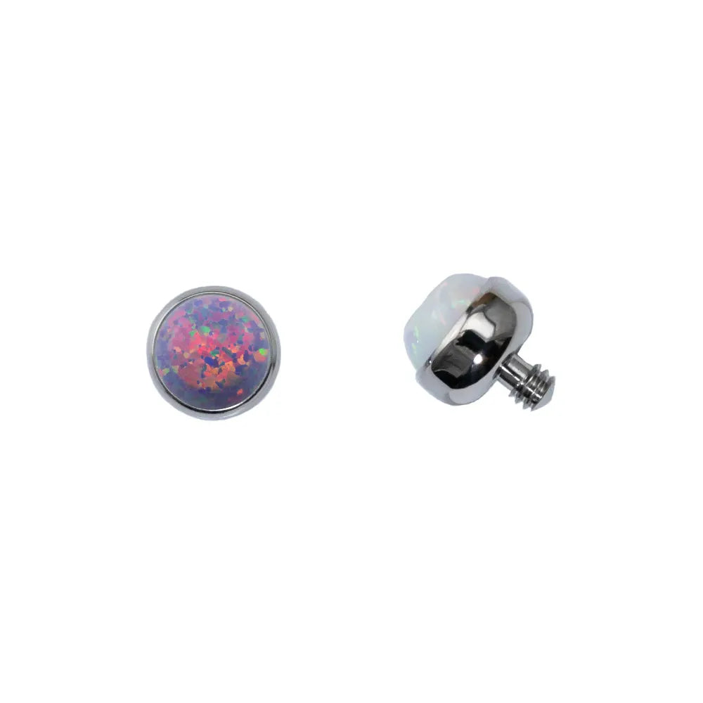 Threaded Cabochon Bead
