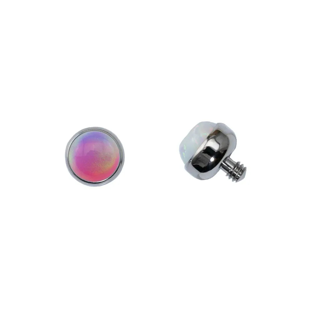 Threaded Cabochon Bead