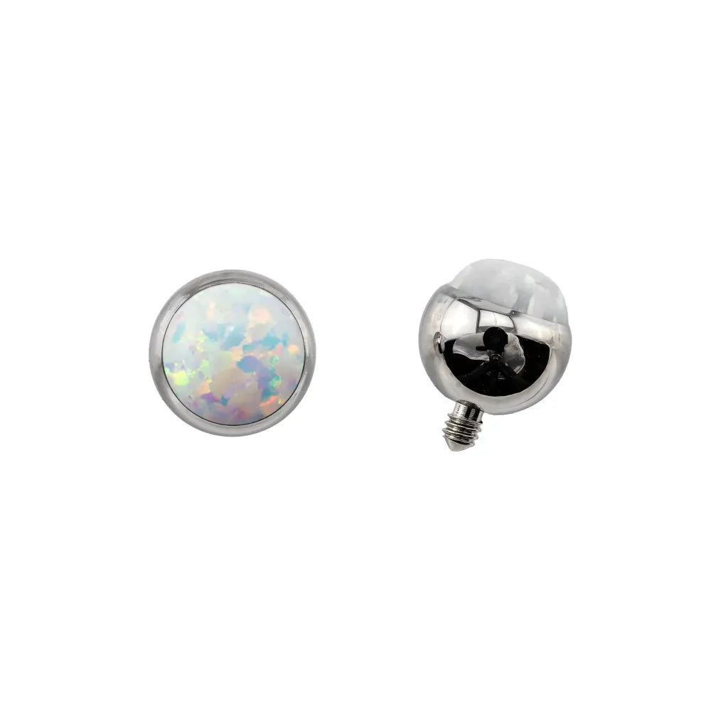 Threaded Cabochon Bead