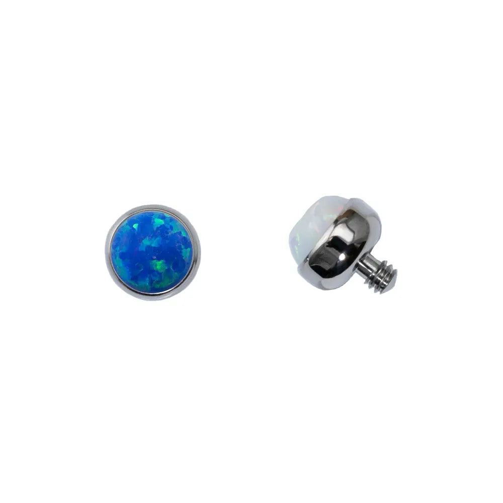 Threaded Cabochon Bead
