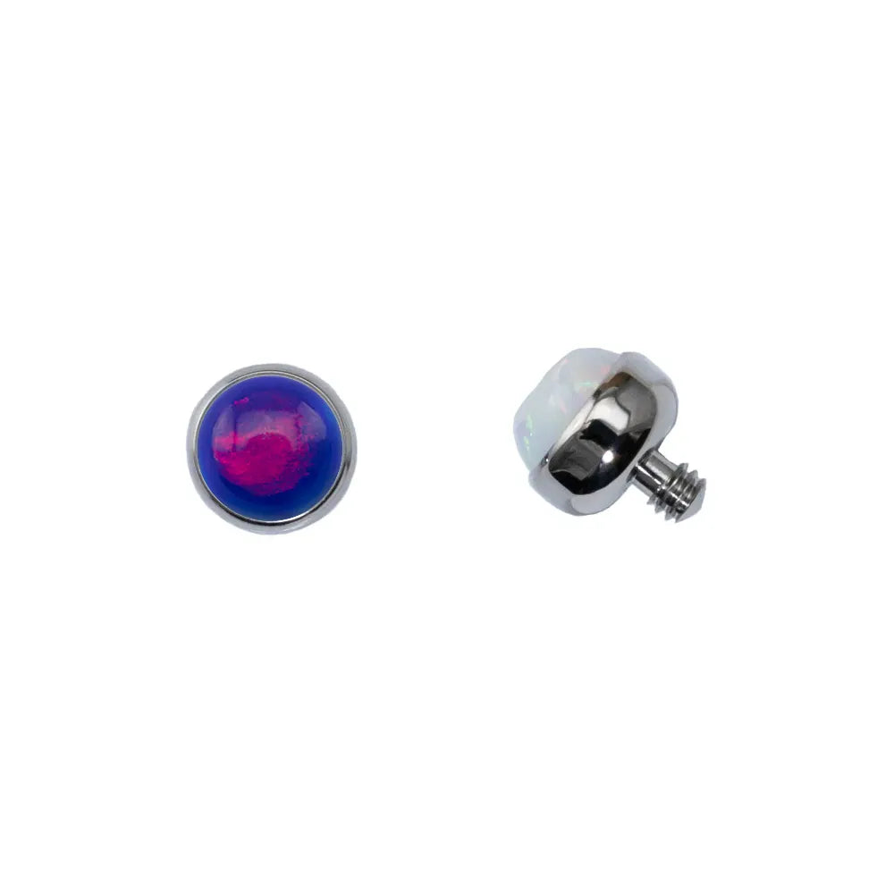 Threaded Cabochon Bead
