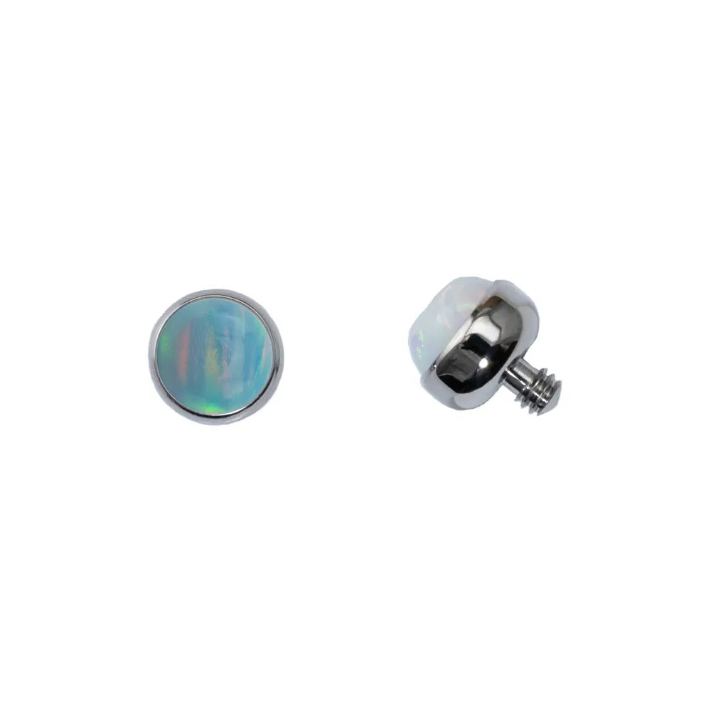 Threaded Cabochon Bead
