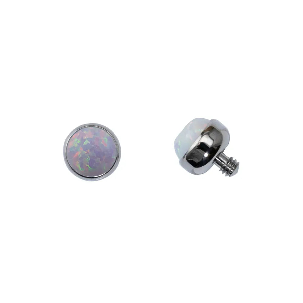 Threaded Cabochon Bead