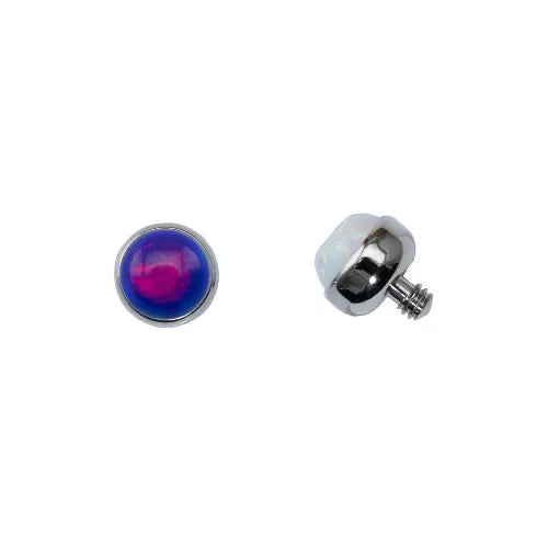 Threaded Cabochon Bead