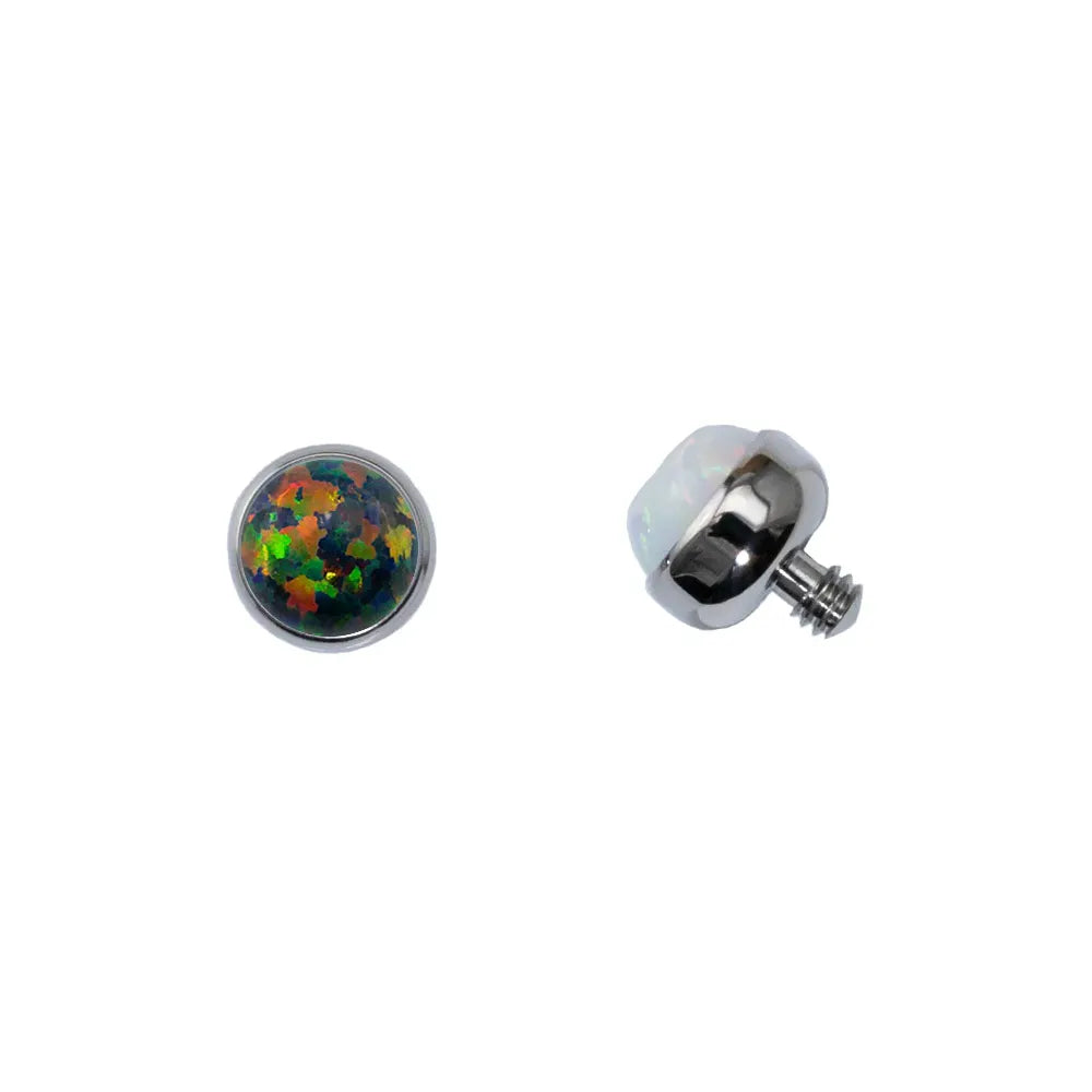 Threaded Cabochon Bead