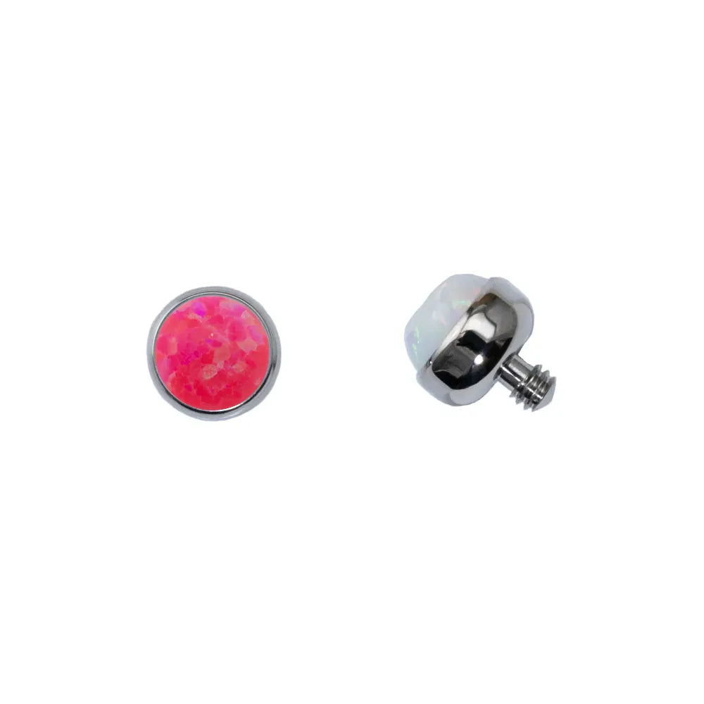 Threaded Cabochon Bead