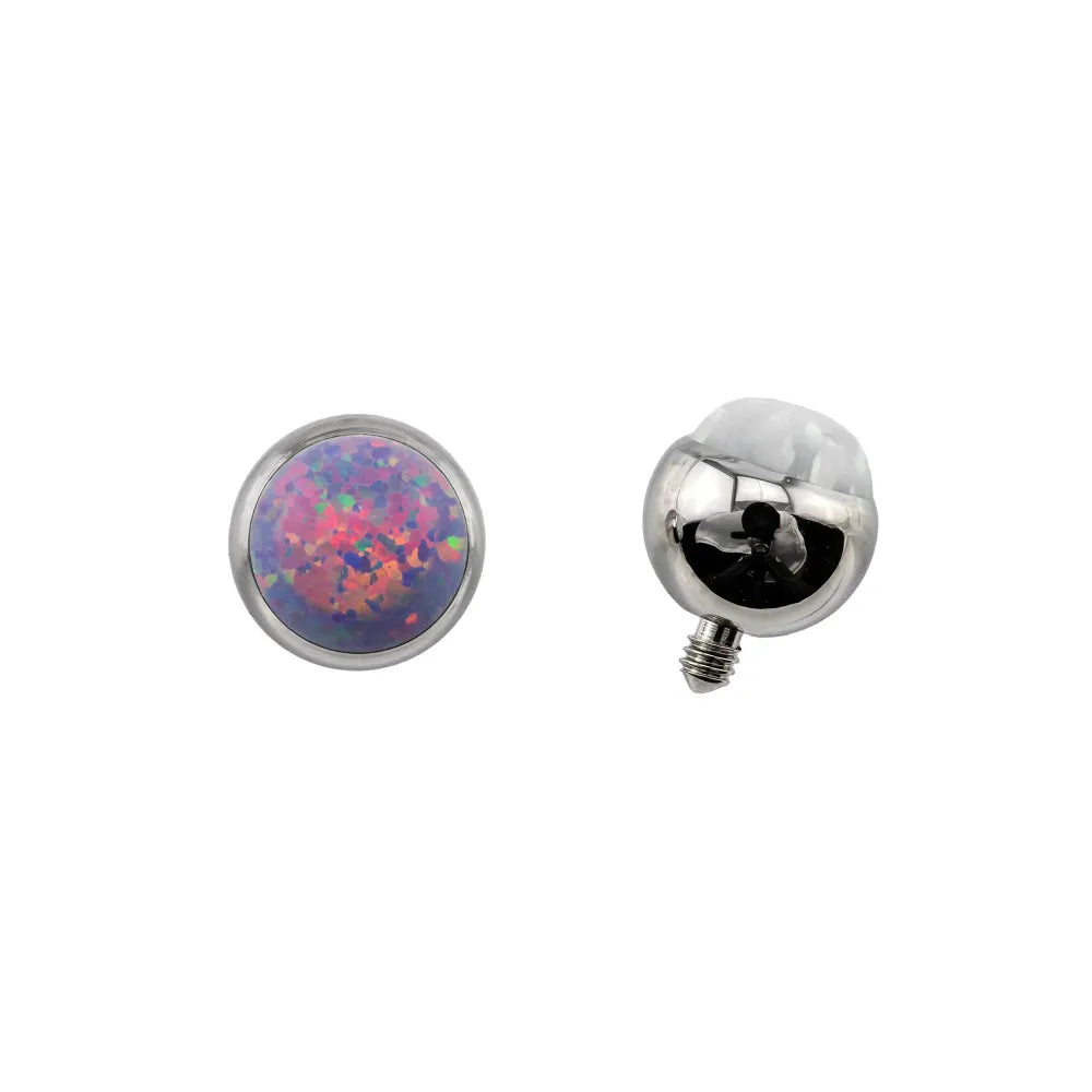 Threaded Cabochon Bead