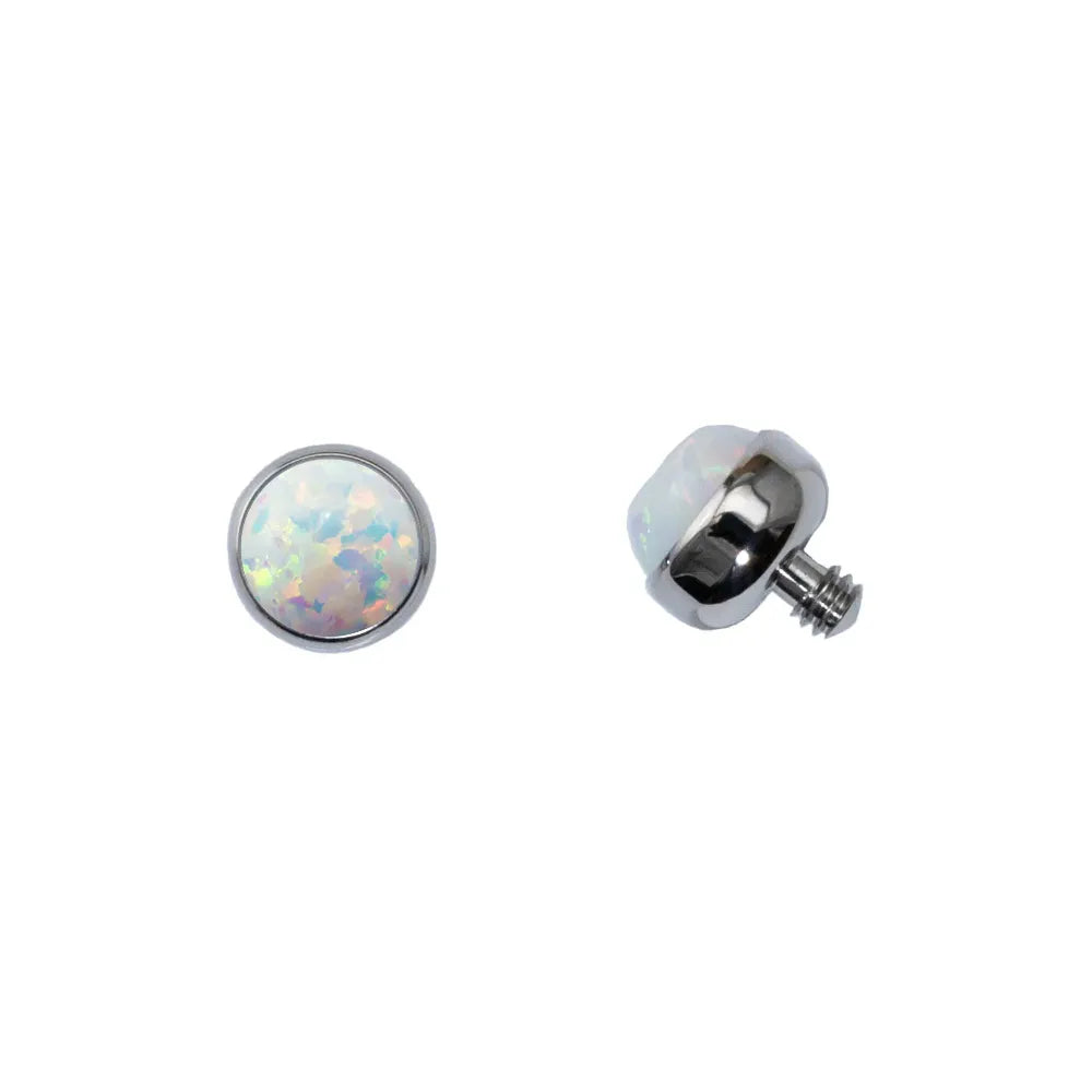 Threaded Cabochon Bead
