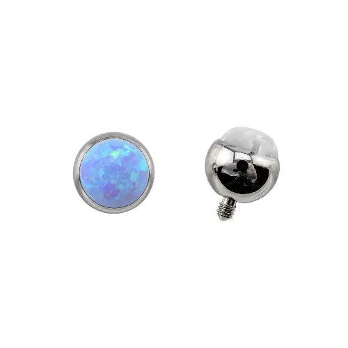 Threaded Cabochon Bead