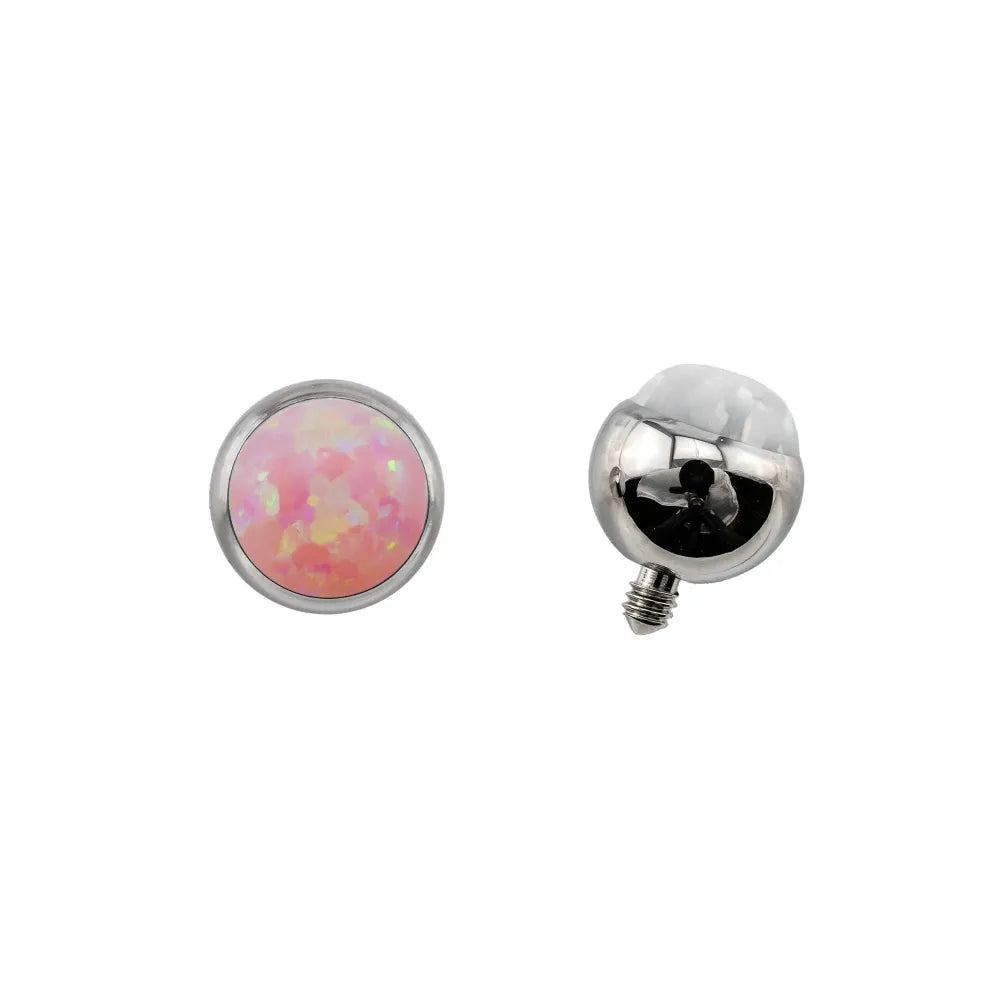 Threaded Cabochon Bead