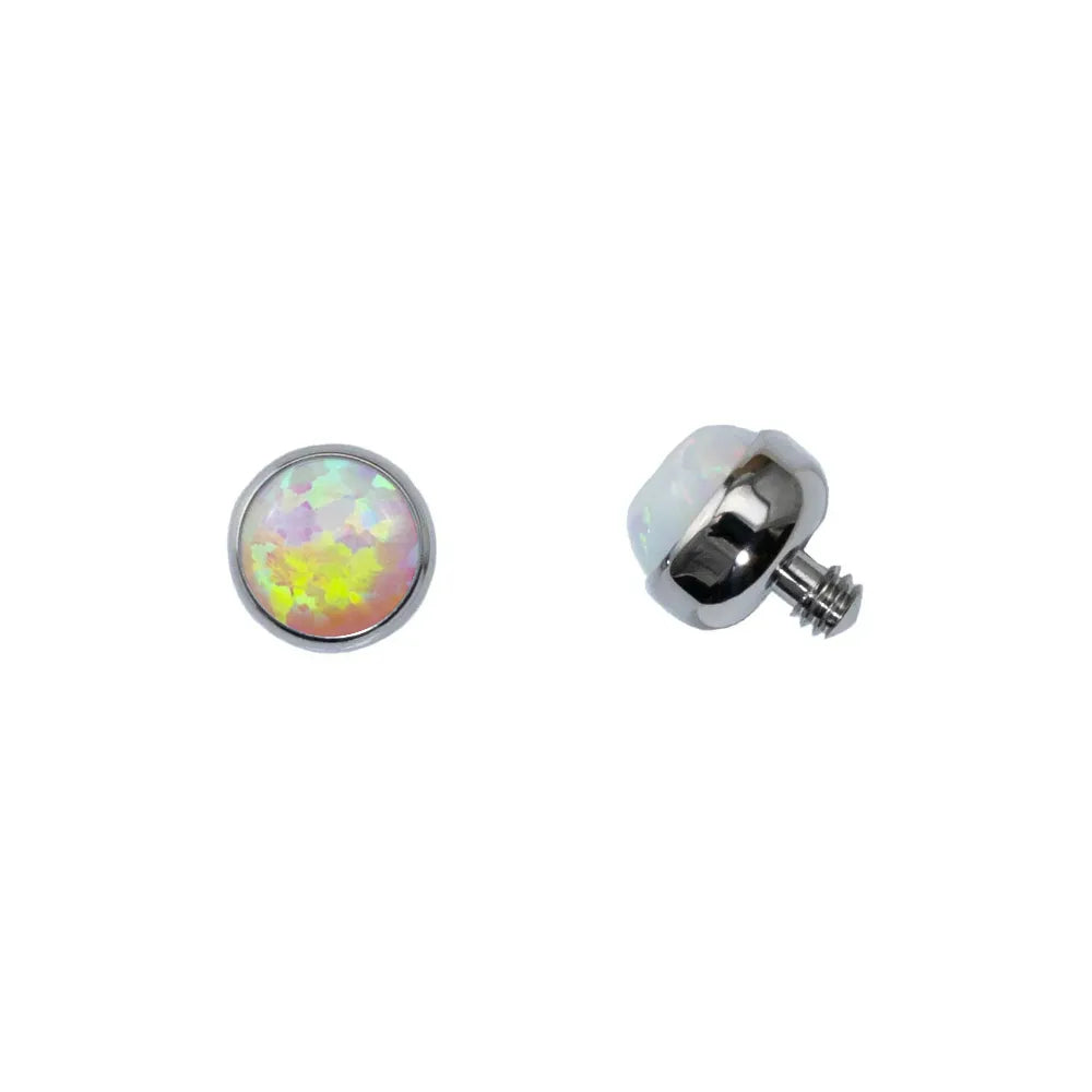 Threaded Cabochon Bead