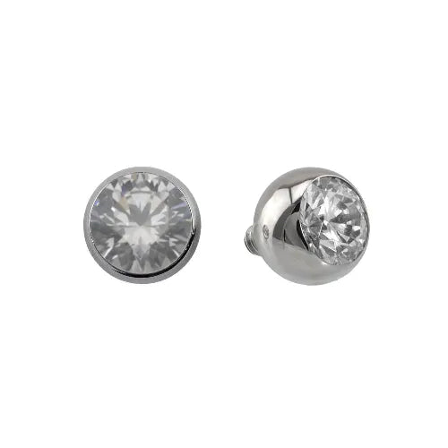 Threaded Gem Bead