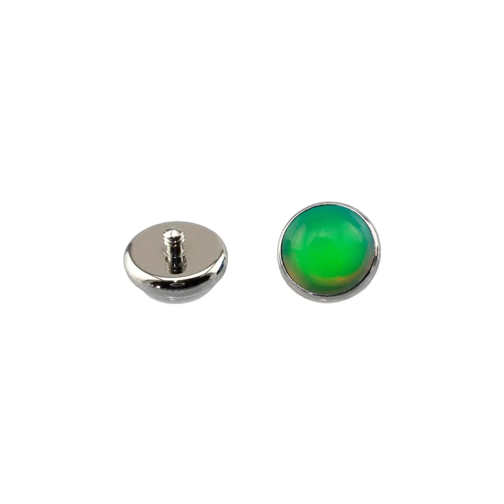 Threaded Bezel Set Cabochon