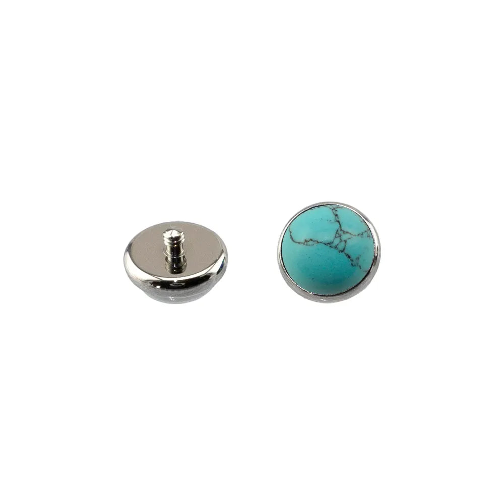 Threaded Bezel Set Cabochon