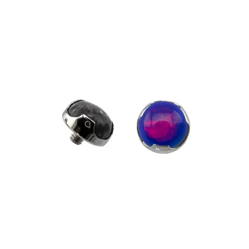 Threaded Modified Bezel Set Cabochon