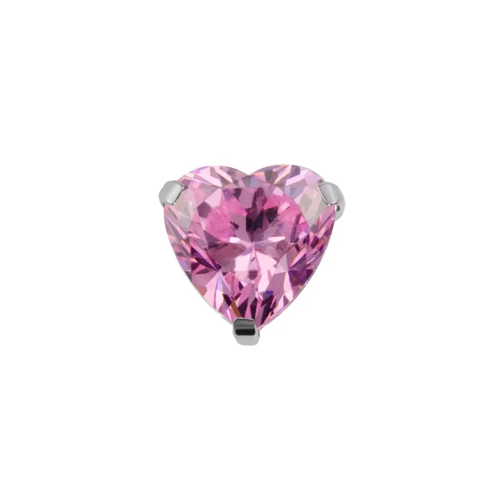Heart Prong Set Gem