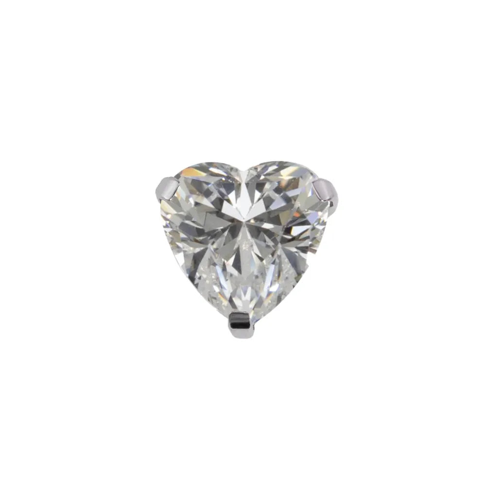Heart Prong Set Gem