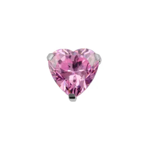 Heart Prong Set Gem