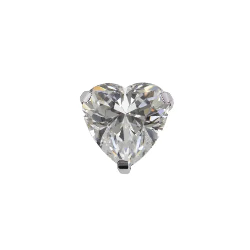 Heart Prong Set Gem