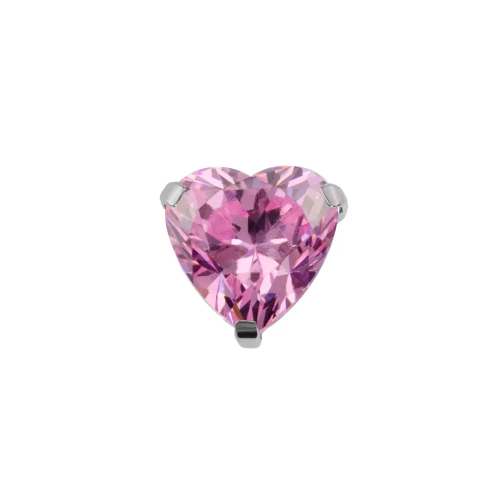 Heart Prong Set Gem