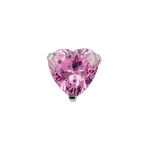 Heart Prong Set Gem