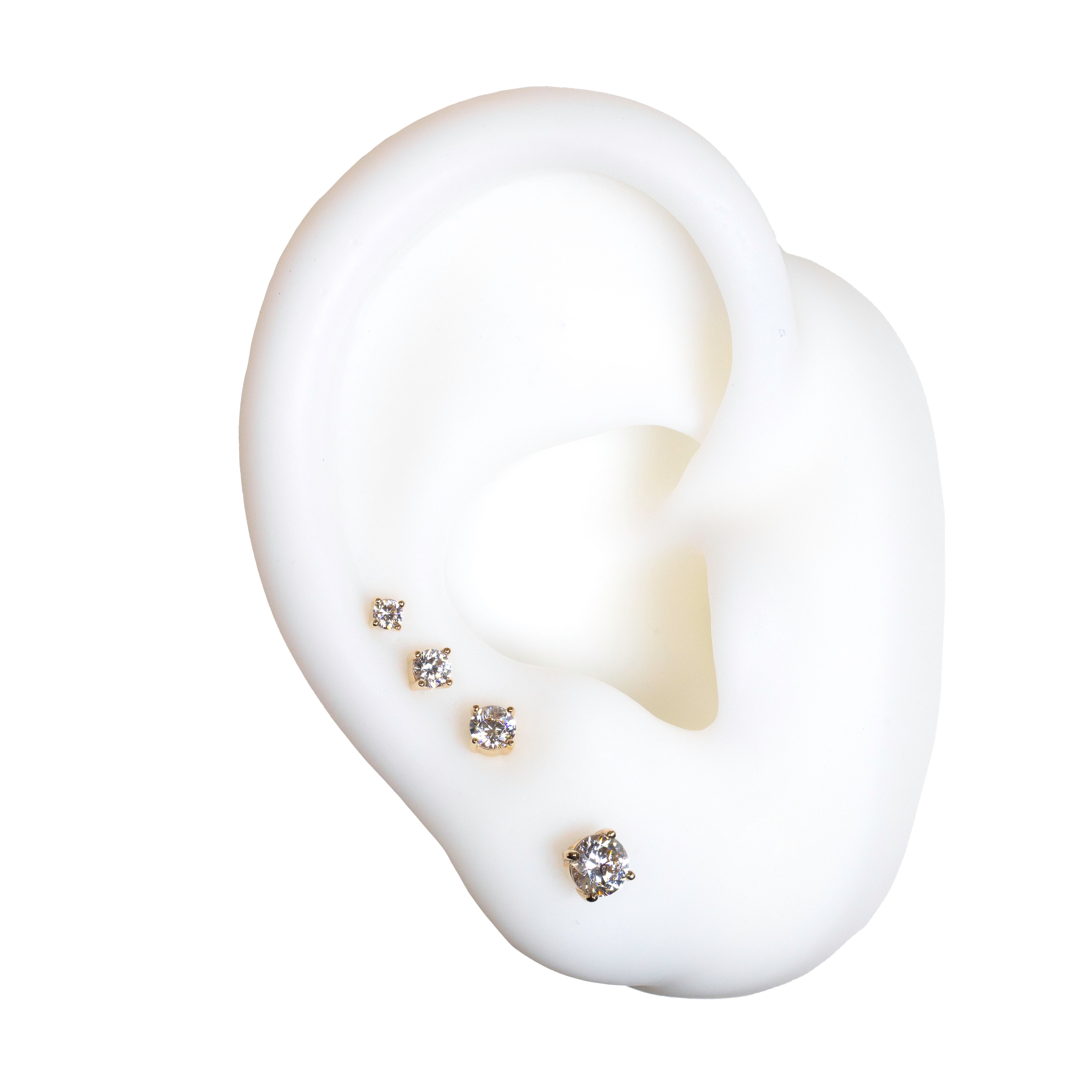 Gold Prong Set Gem